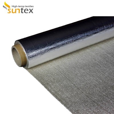 High Temperature Aluminum Foil Fiberglass Fabrics For Welding/fire Protection And Thermal Insulation Materials