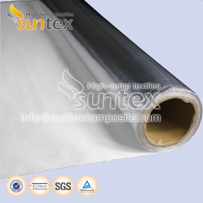 Thermal Insulation Flame Retardant Water Proof Air Duct Flexible Hose Heat Reflective Aluminum Foil Fiberglass Cloth