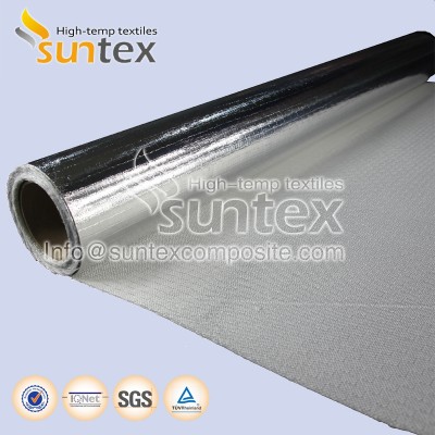 Thermal Insulation Flame Retardant Water Proof Air Duct Flexible Hose Heat Reflective 650g Removable Fiberglass Heat Shield Blankets