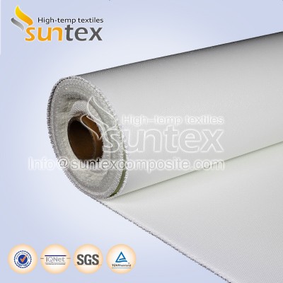 White 0.42mm Single Coated Anti Fire Fire Blanket Waterproof